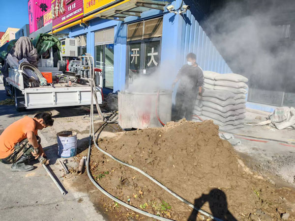 三穗顶管注浆加固